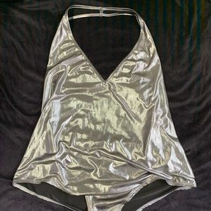Wet Seal Metallic BodySuit